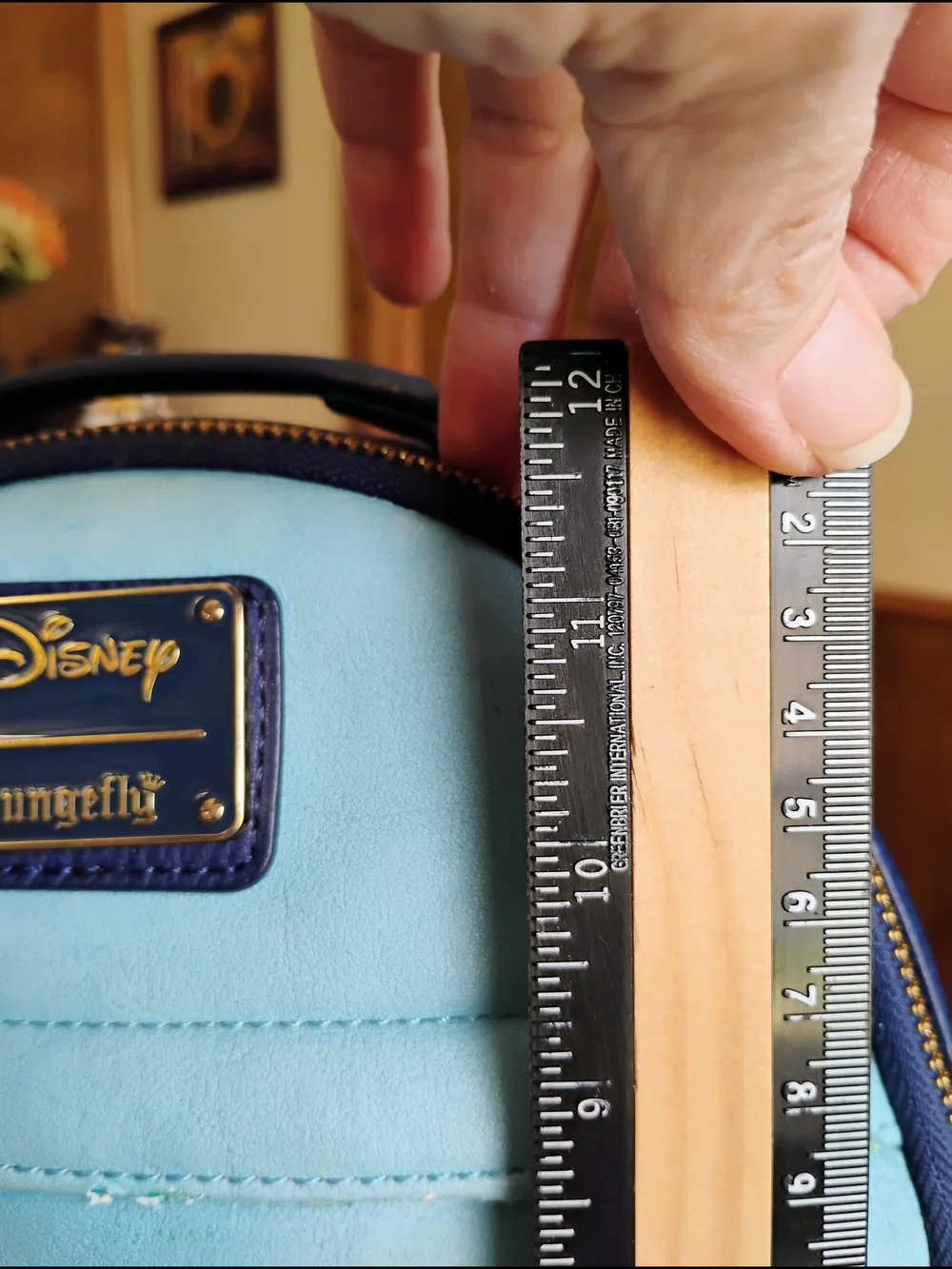 Loungefly Blue Stitch Pineapple Mini Chenille Backpack
